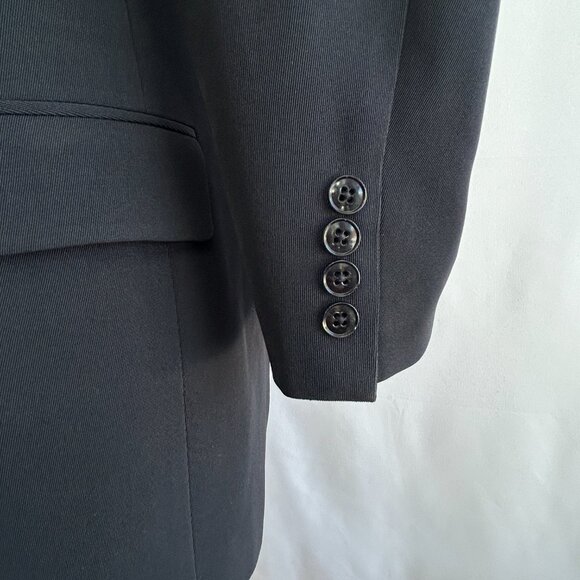 Lauren Ralph Lauren Tailored Longline Navy Blazer Women Size 10 - Picture 7 of 10